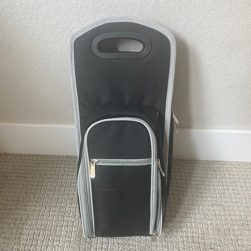 Insulated PORTABLE WINE TRAVEL BAG